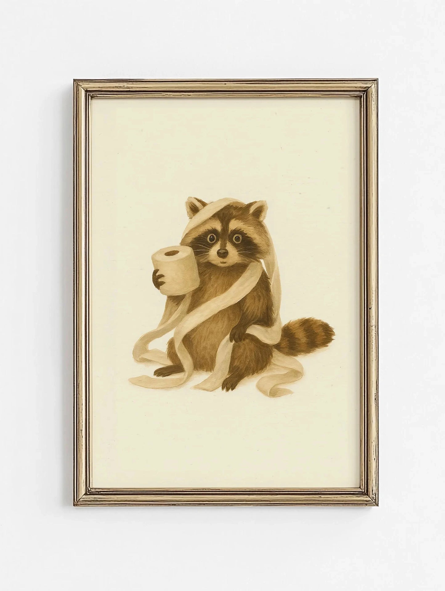 Cute Animal Bubble Bath Poster - Multiple sizes and designs