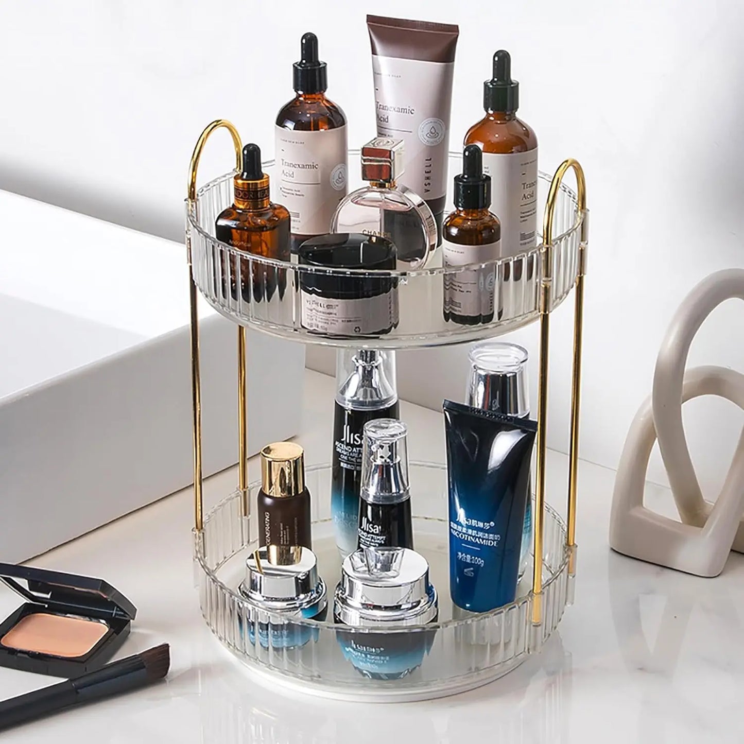 Two-Tier Rotating Organiser