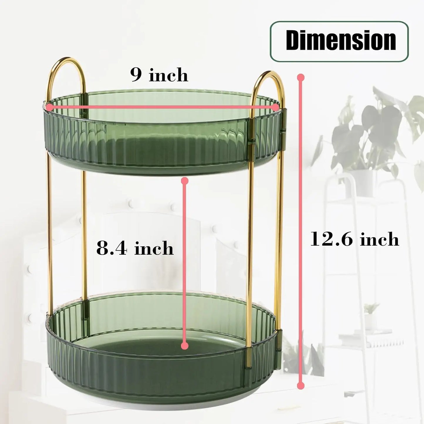 Two-Tier Rotating Organiser
