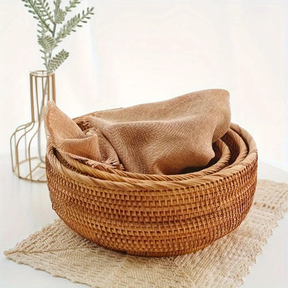 Handwoven Wicker Basket
