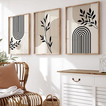 3 pieces Botanical Posters - Multiple sizes