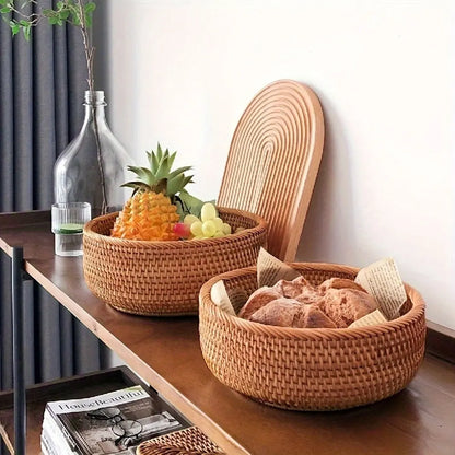 Handwoven Wicker Basket