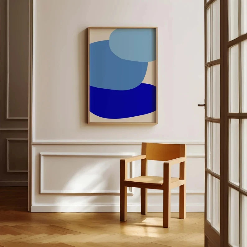 Colourful Minimalist Abstract Poster - Multiple sizes and designs