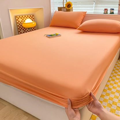 Solid Color Mattress Cover