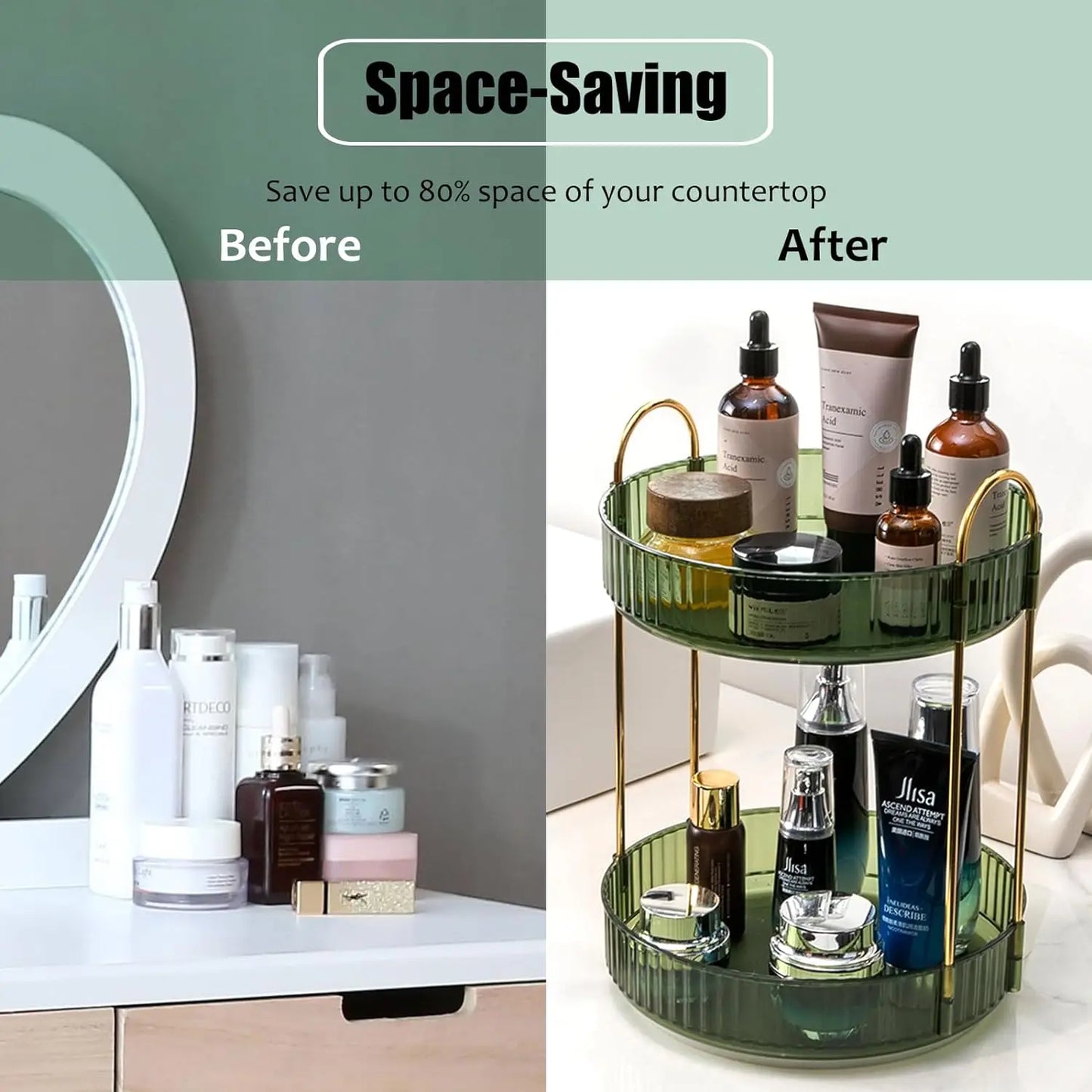 Two-Tier Rotating Organiser