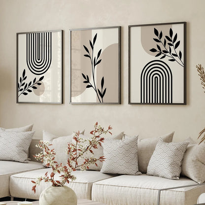 3 pieces Botanical Posters - Multiple sizes