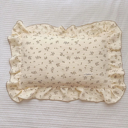 Ruffle Edge Gauze Pillow Cases