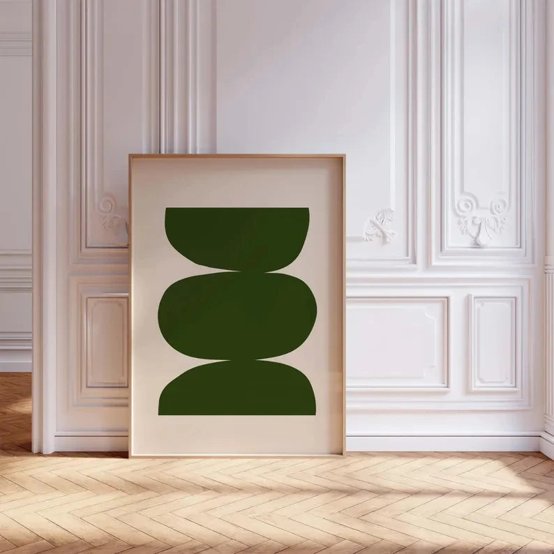 Colourful Minimalist Abstract Poster - Multiple sizes and designs