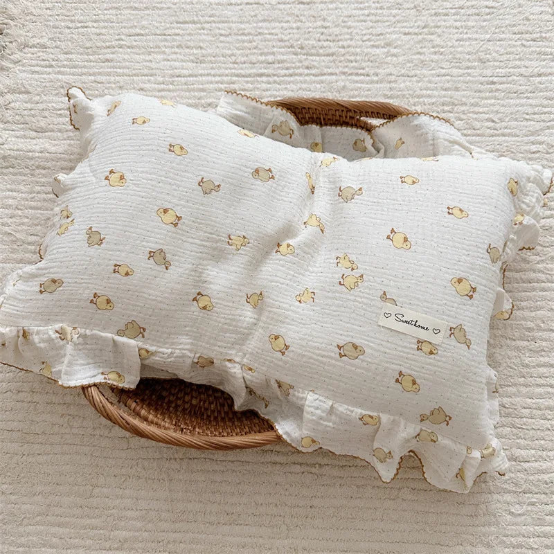 Ruffle Edge Gauze Pillow Cases