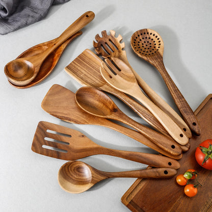 Wood Cooking Tool Sets