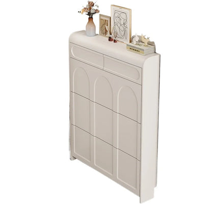 White Design Shoe Cabinet Luxury Nordic Accent Living Room Vertical Closets Armables Shoe Shelf Clear Sapateira Room Decorations