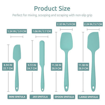 Kitchen Silicone Spatula Set - Multiple colours available