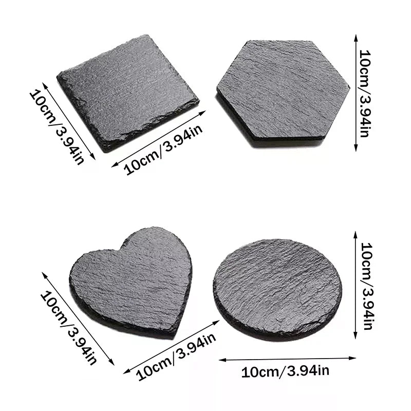 Table Slate Stone Coaster - Different styles available