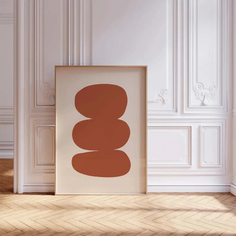 Colourful Minimalist Abstract Poster - Multiple sizes and designs