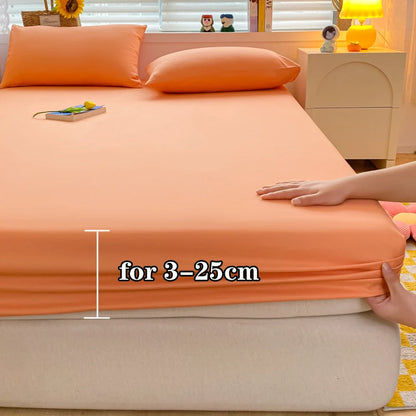 Solid Color Mattress Cover