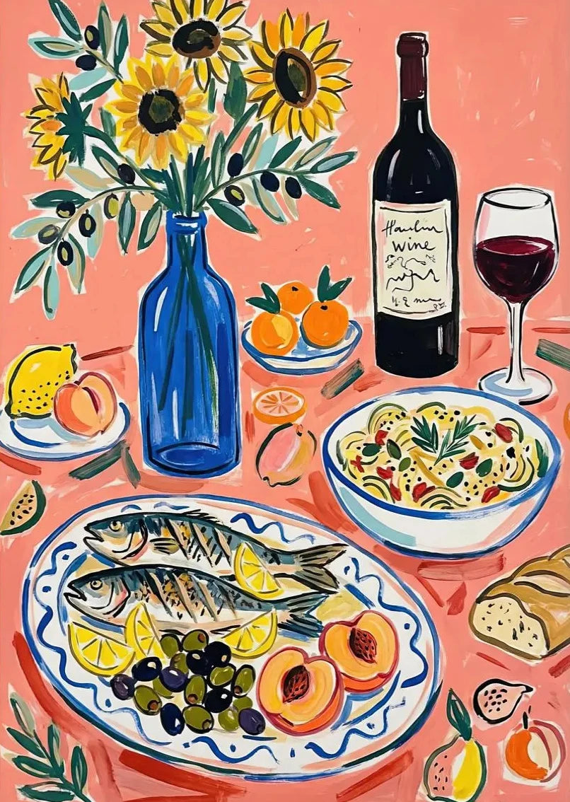 Kitchen Still Life Designs Poster - Multiple sizes and designs