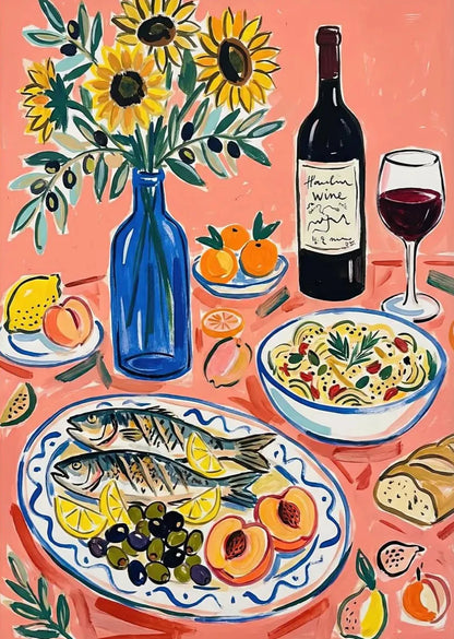 Kitchen Still Life Designs Poster - Multiple sizes and designs