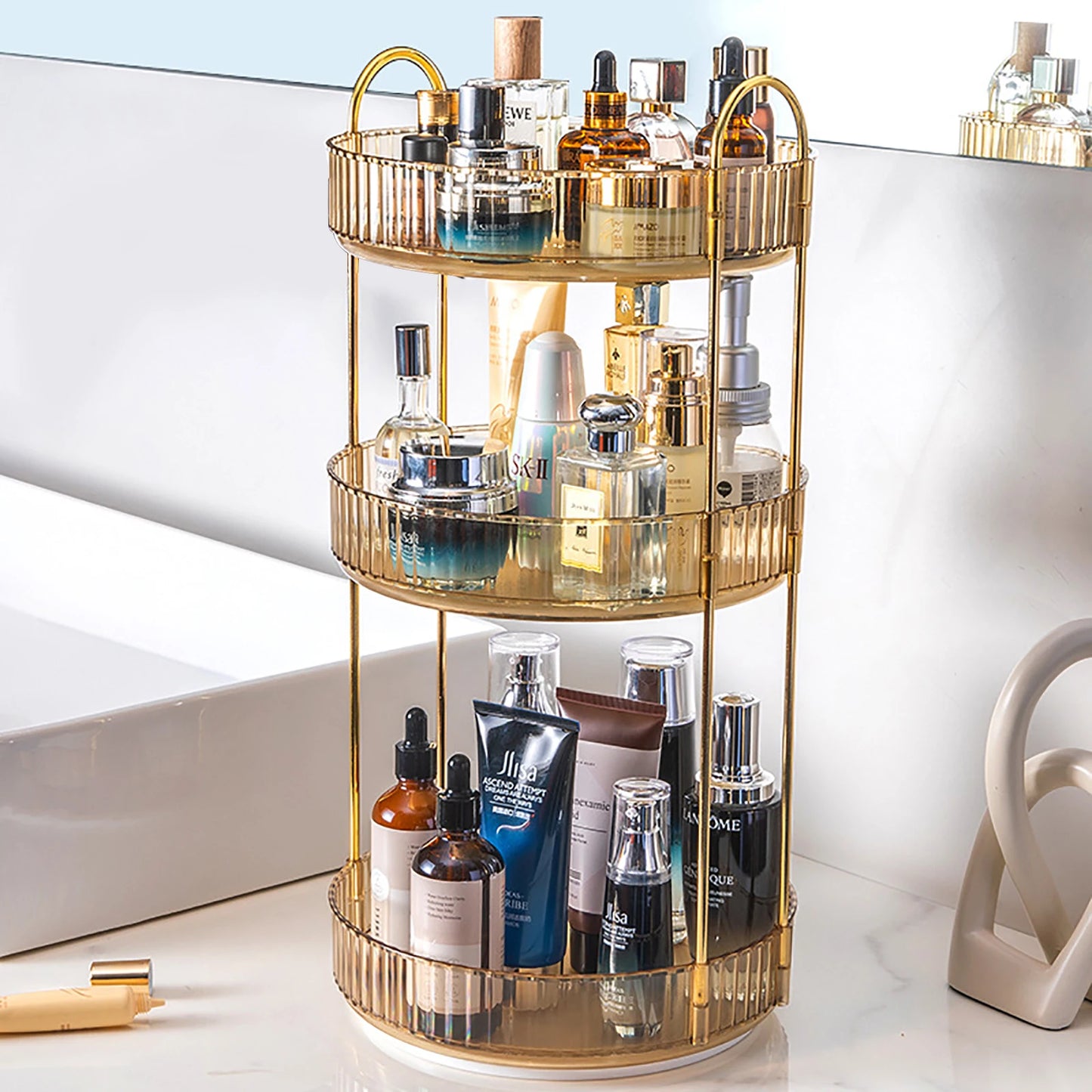 Three-Tier Rotating Organiser