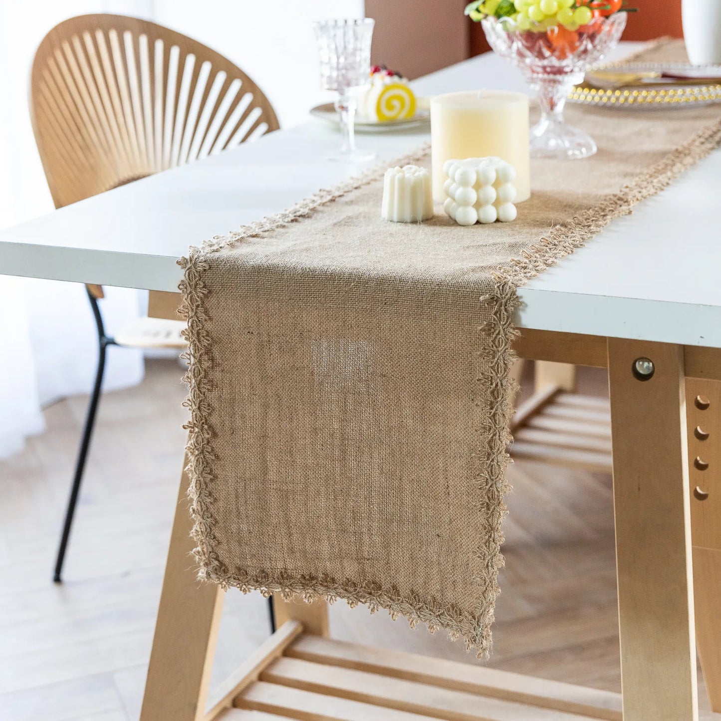 Table Runner Linen Style - Multiple sizes and styles available