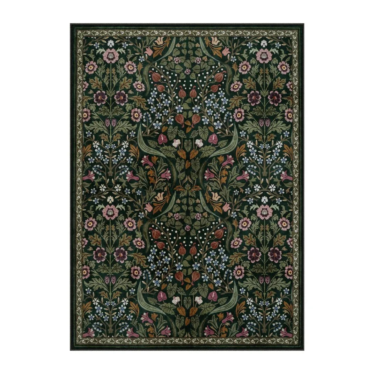 Bohemian Floral Rug - Multiple colours and sizes available