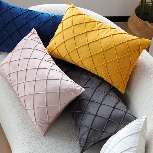 Velvet Textured Cushion Cover