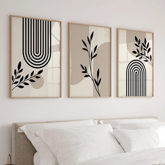 3 pieces Botanical Posters - Multiple sizes