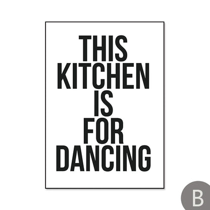 Kitchen Tableware Poster - Multiple sizes and designs