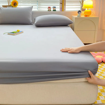 Solid Color Mattress Cover