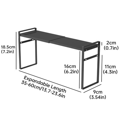 Mirror Cabinet Storage Organiser - Black or White