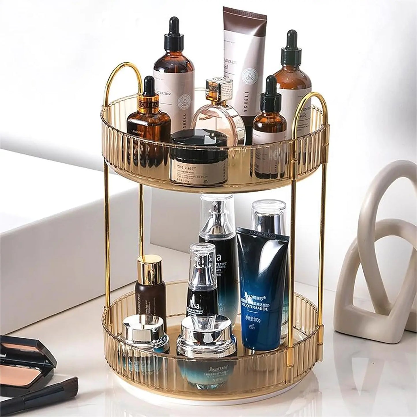 Two-Tier Rotating Organiser