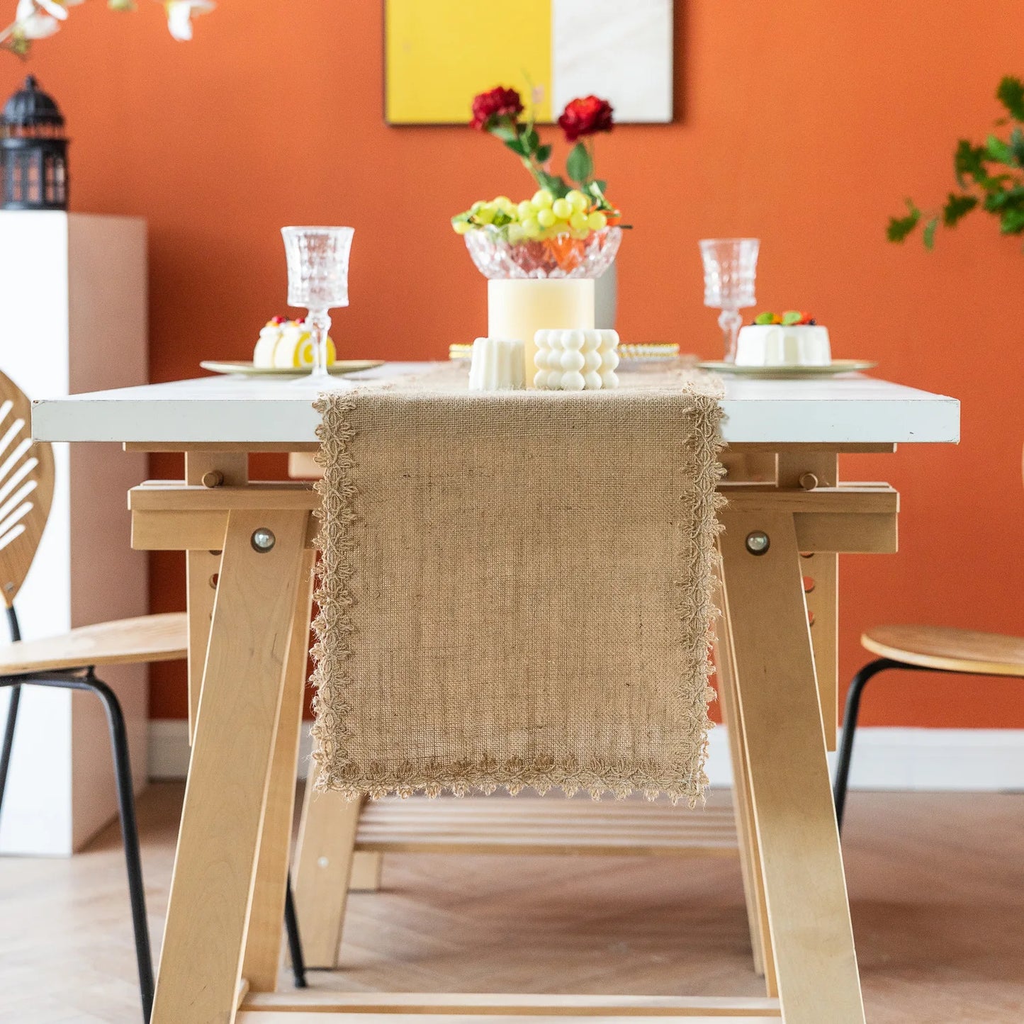 Table Runner Linen Style - Multiple sizes and styles available