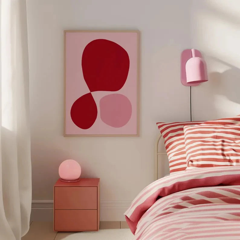 Colourful Minimalist Abstract Poster - Multiple sizes and designs