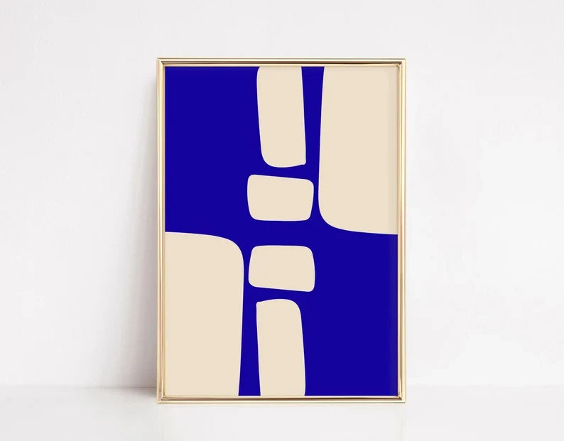 Colourful Minimalist Abstract Poster - Multiple sizes and designs