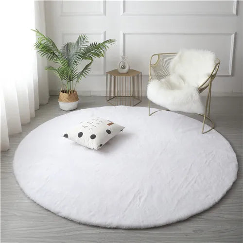 Faux Rabbit Fur Rug - Multiple colours and sizes available