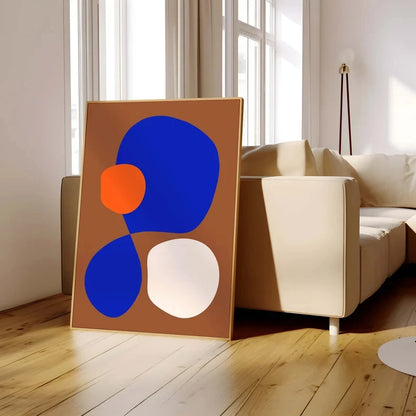 Colourful Minimalist Abstract Poster - Multiple sizes and designs