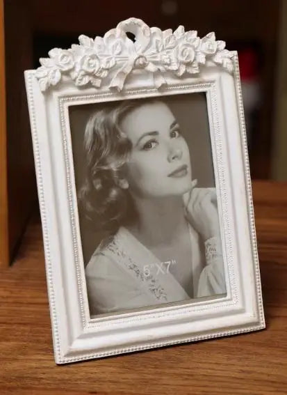 Retro Photo Frame - White and Pink Available