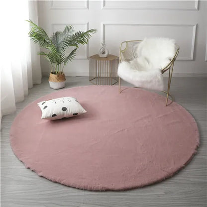 Faux Rabbit Fur Rug - Multiple colours and sizes available