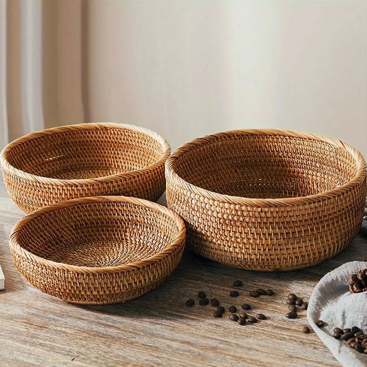 Handwoven Wicker Basket