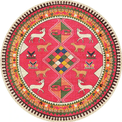 Round Short Pile Rug - Multiple colours and sizes available