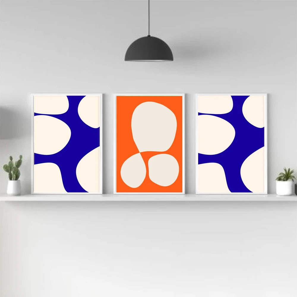 Colourful Minimalist Abstract Poster - Multiple sizes and designs