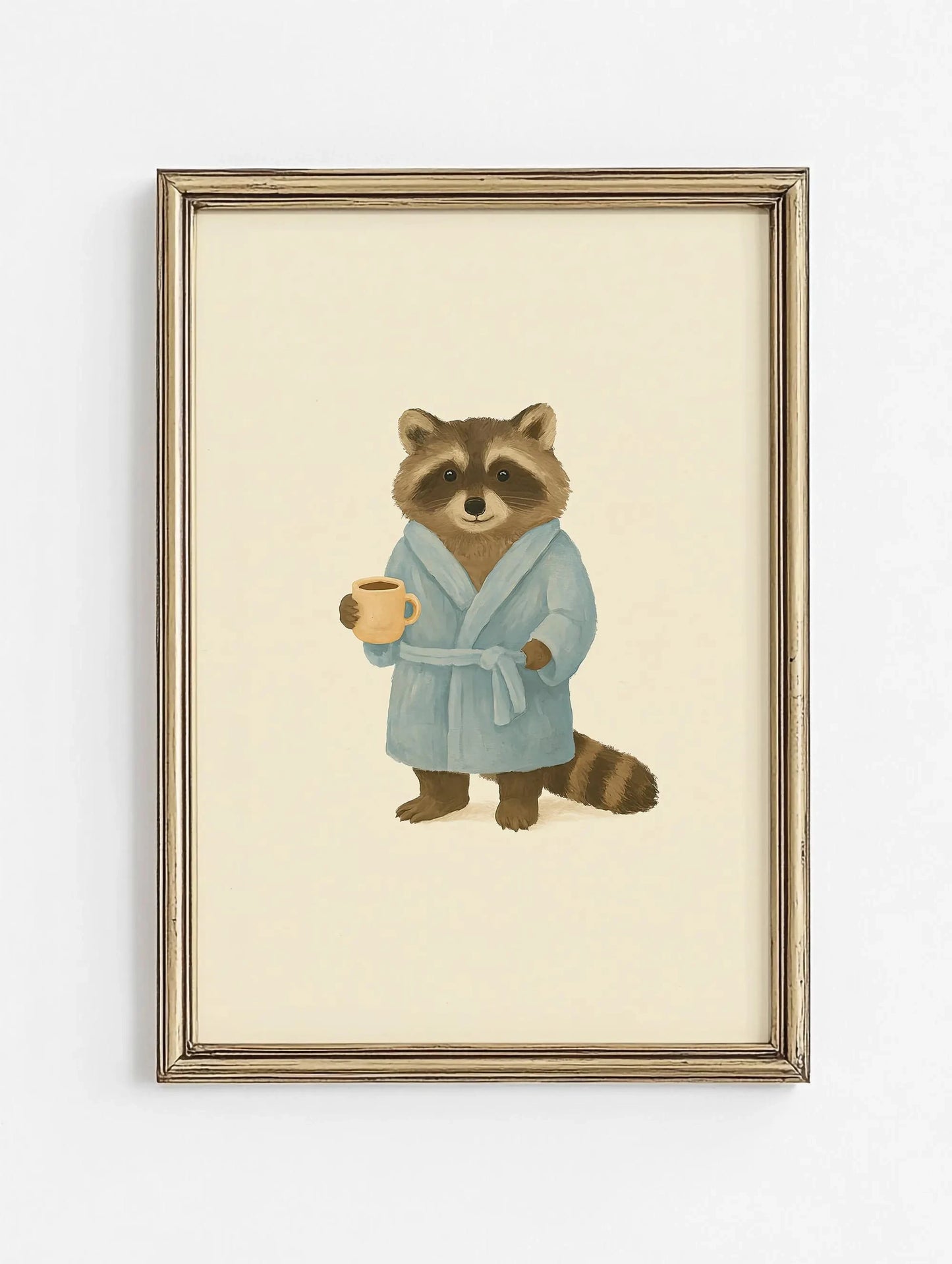 Cute Animal Bubble Bath Poster - Multiple sizes and designs