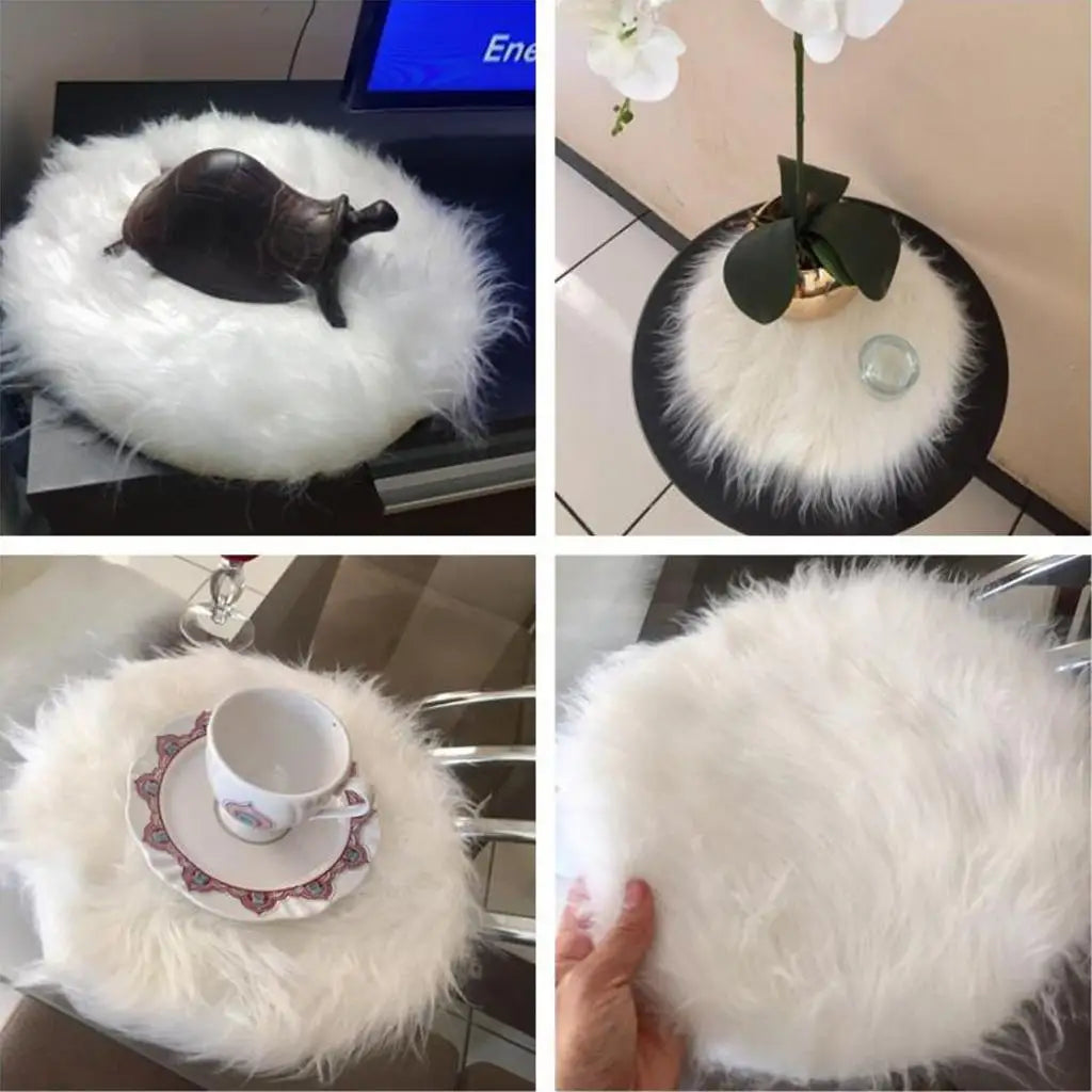 Faux Sheepskin Skin Fur Rug - Multiple colours available