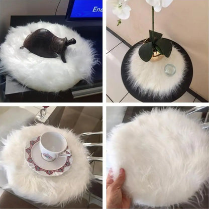 Faux Sheepskin Skin Fur Rug - Multiple colours available