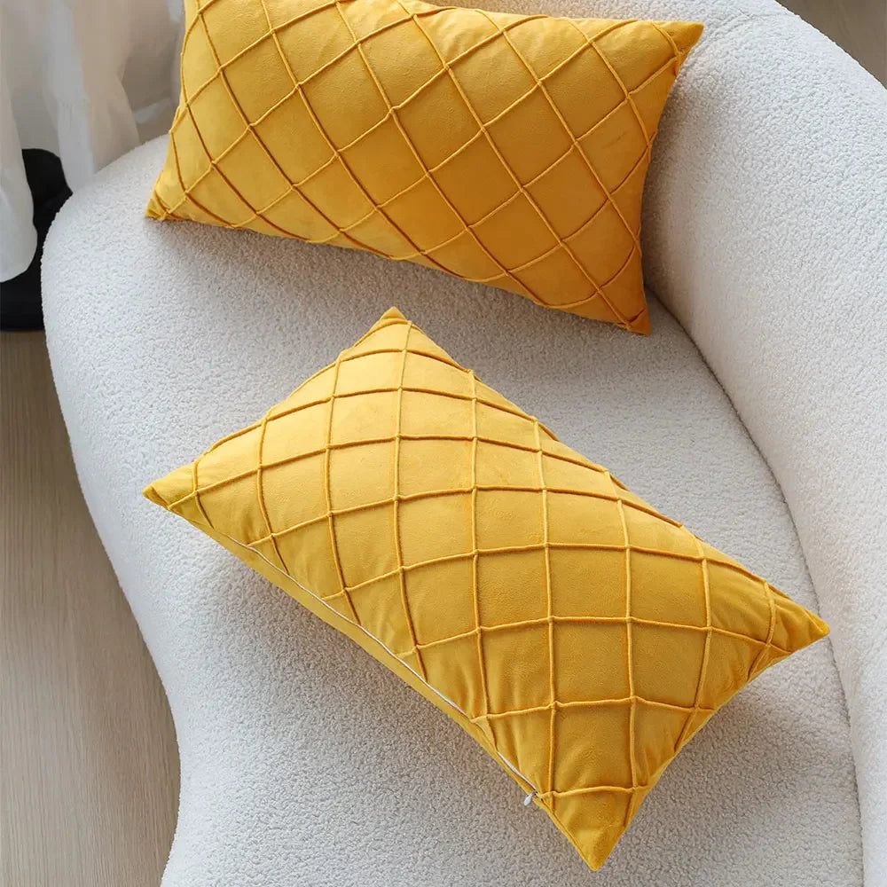 Velvet Textured Cushion Covers