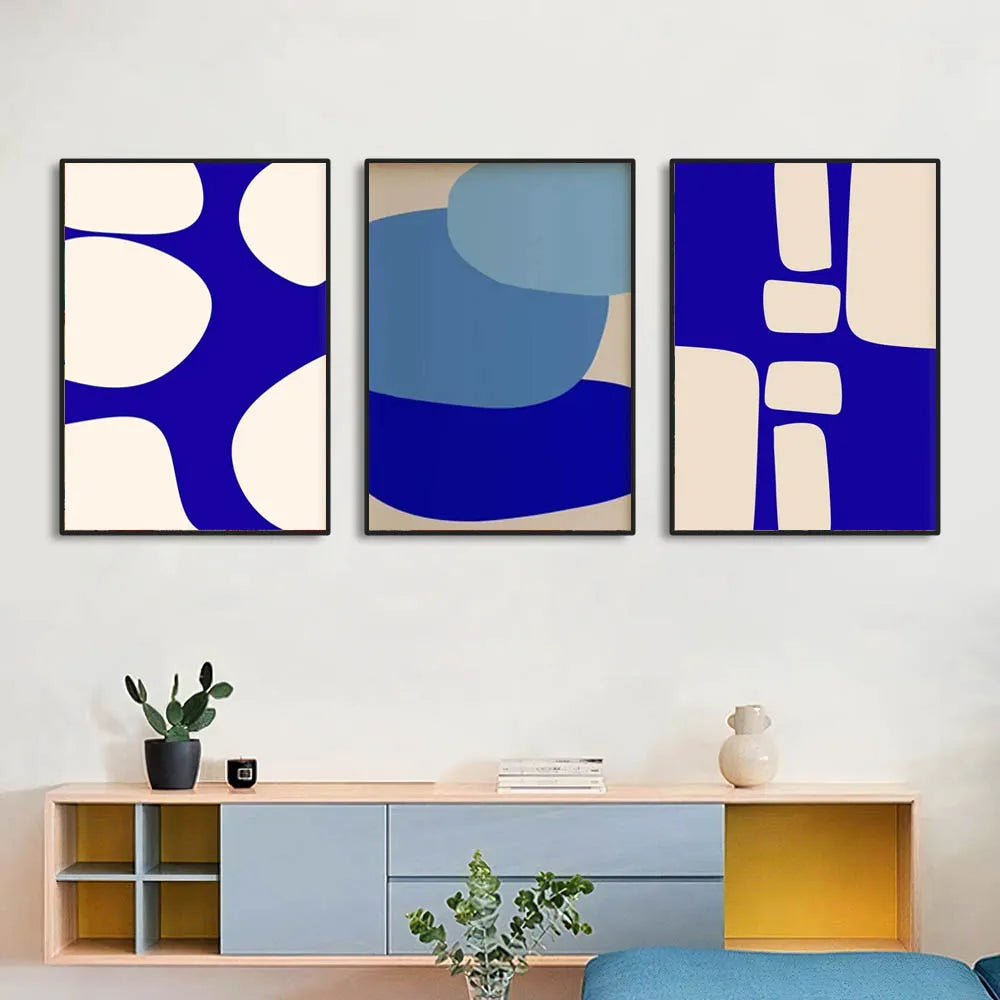 Colourful Minimalist Abstract Poster - Multiple sizes and designs