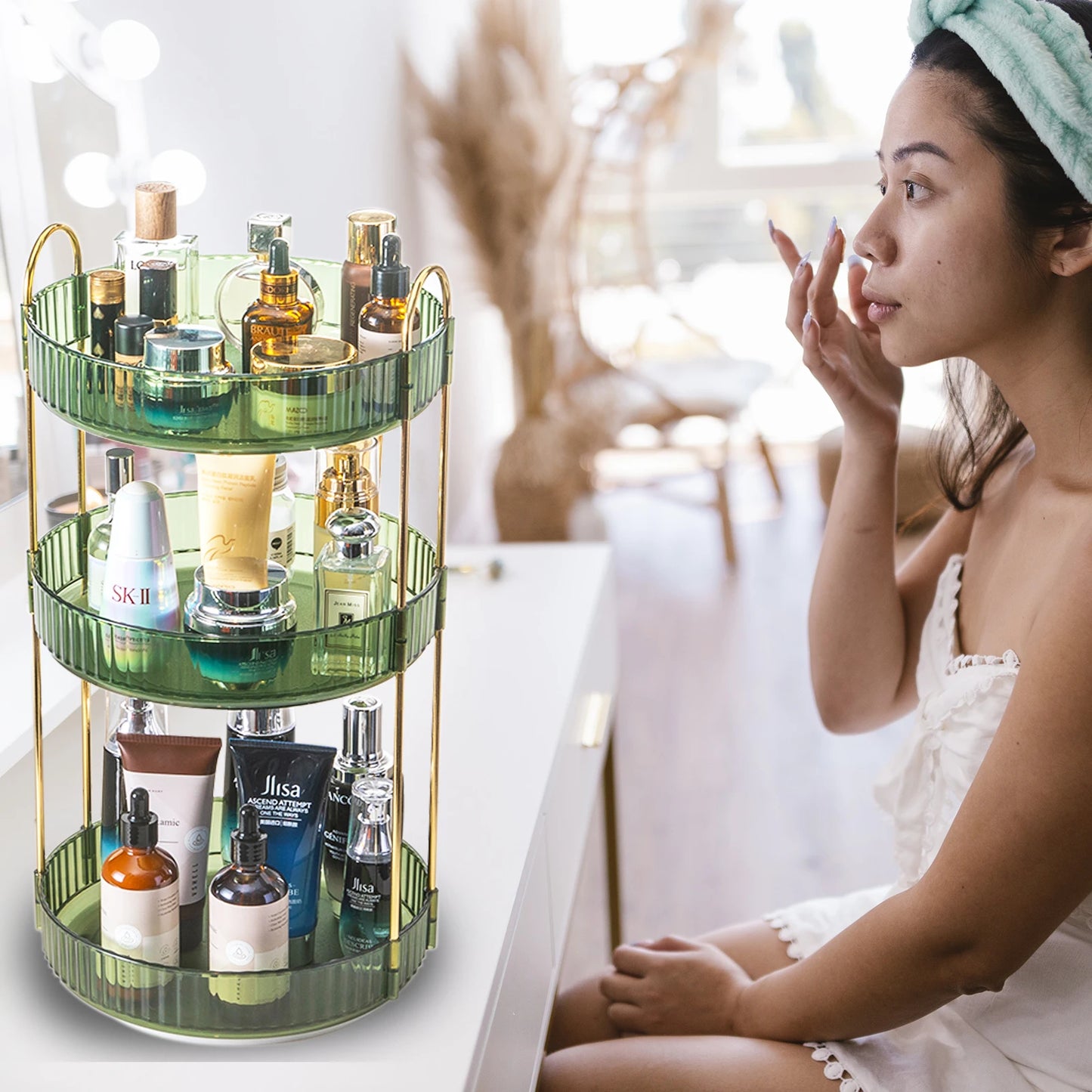 Three-Tier Rotating Organiser