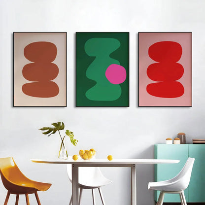 Colourful Minimalist Abstract Poster - Multiple sizes and designs