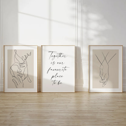 Bedroom Poster - Multiples sizes and designs