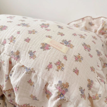 Ruffle Edge Gauze Pillow Cases