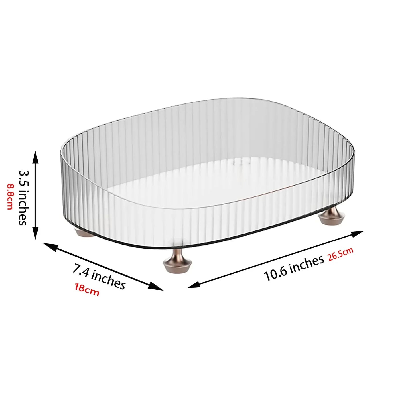 Clear Tray Organiser